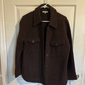 Madewell Brown Utility Jacket Oversized and Cozy
